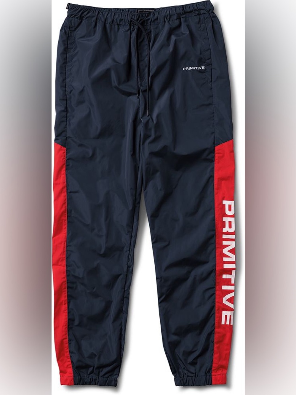 Primitive Blue & Red Track Pants and with Side Logo
